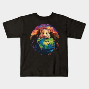 Hamster Earth Day Kids T-Shirt
